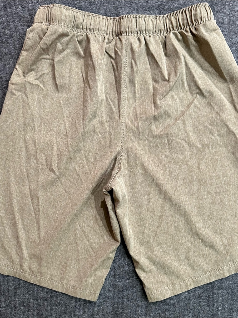 Hurley Boys Khaki Hybrid Shorts Size 14/16 Performance Stretch Drawstring - Picture 7 of 7